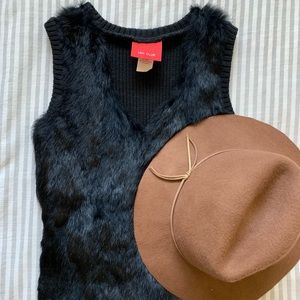 Real fur vest